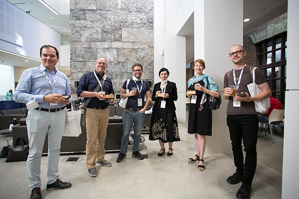 Reception at the Toronto conference.